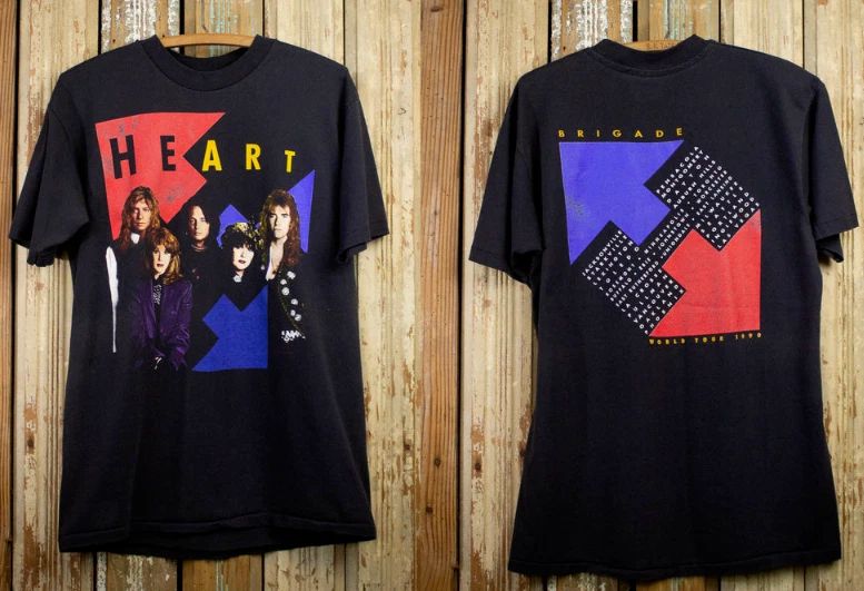 Vintage Heart Brigade World Tour Concert T-Shirt Unisex T-shirt, Sweatshirt, Hoodie, Long Sleeve Tee - T-Shirt, Sweatshirt, Hoodie