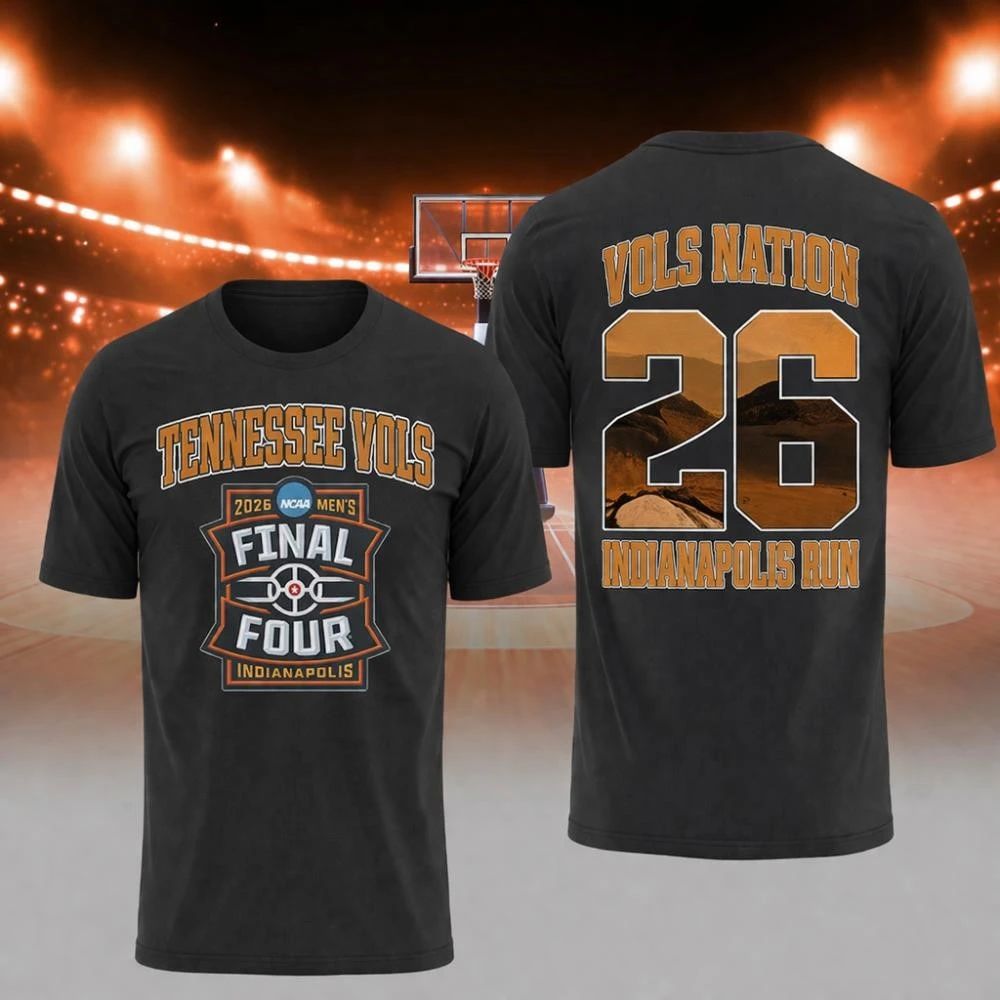 NKCtees Tennessee Vols Final Four 2026 Indianapolis Basketball Shirt  NCAA March Madness Fan Tee - T-Shirt, Sweatshirt, Hoodie