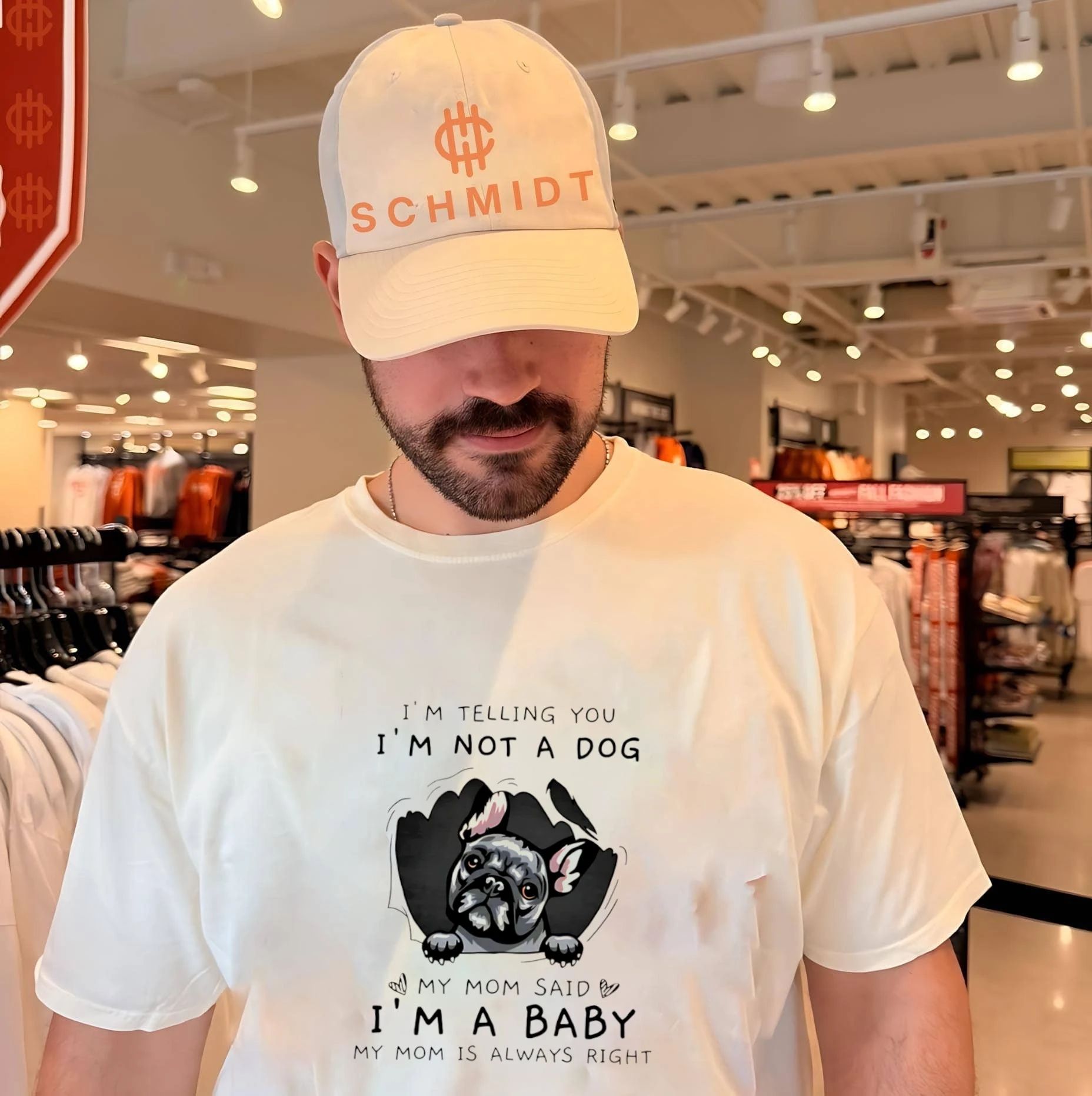 Im telling you Im not a dog my mom said Im a baby my mom is always right shirt Unisex T-shirt, Sweatshirt, Hoodie, Long Sleeve Tee - T-Shirt, Sweatshirt, Hoodie