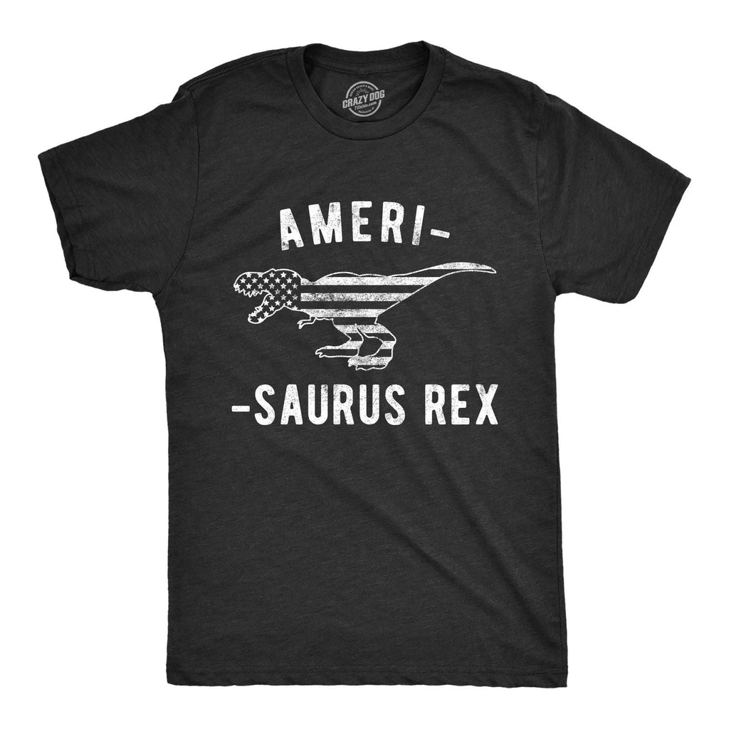 Mens Amerisaurus Rex T Shirt Funny 4th Of July T-Rex America Graphic Novelty Tee Unisex T-shirt, Sweatshirt, Hoodie, Long Sleeve Tee - T-Shirt, Sweatshirt, Hoodie