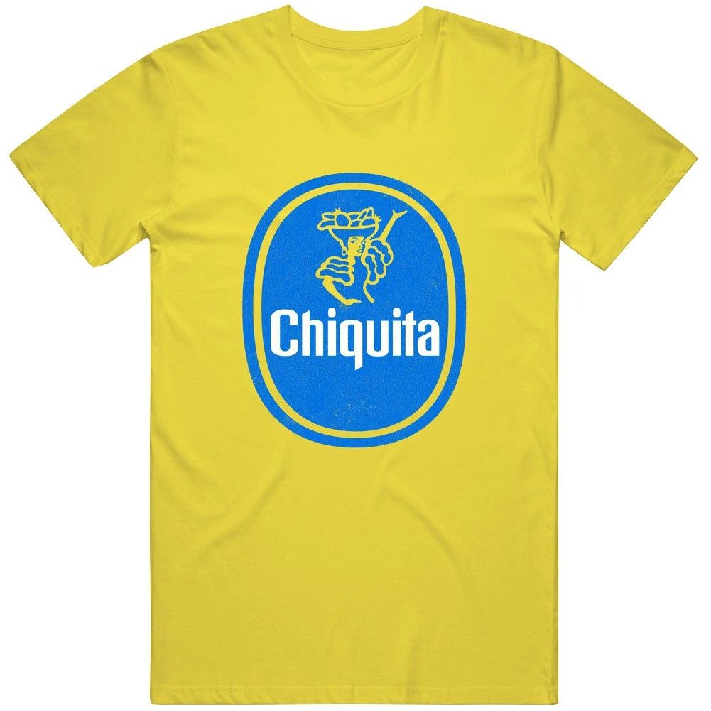 Chiquita, T-, Bananas Vintage Retro Daisy Yellow Unisex Soft Cotton tee T Shirt Unisex T-shirt, Sweatshirt, Hoodie, Long Sleeve Tee - T-Shirt, Sweatshirt, Hoodie