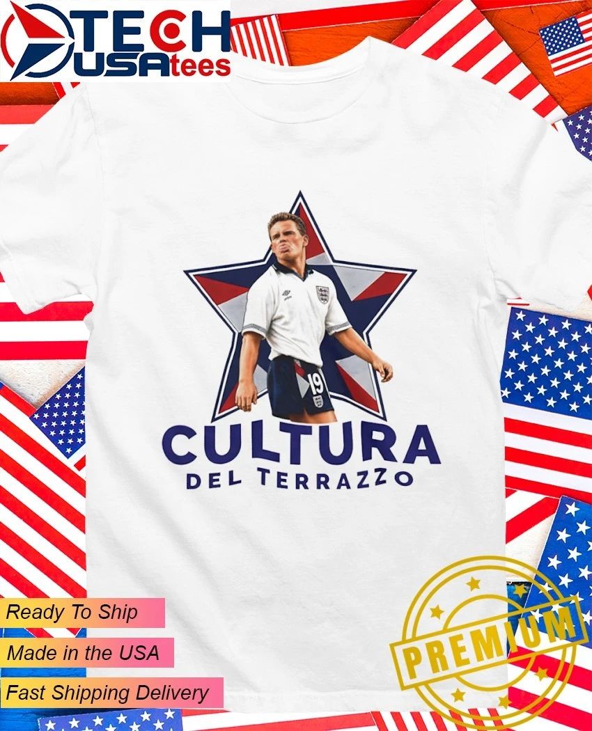 Cultura Del Terrazzo Paul Gascoigne England National Football Team shirt Unisex T-shirt, Sweatshirt, Hoodie, Long Sleeve Tee - T-Shirt, Sweatshirt, Hoodie
