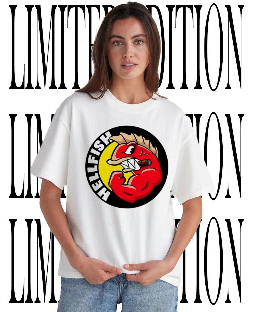 Hell fish logo shirt Unisex T-shirt, Sweatshirt, Hoodie, Long Sleeve Tee - T-Shirt, Sweatshirt, Hoodie