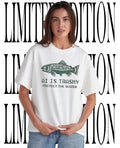 Trout fishing AI is trashy protect the water tee Unisex T-shirt, Sweatshirt, Hoodie, Long Sleeve Tee - T-Shirt, Sweatshirt, Hoodie