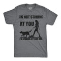 Mens Funny T Shirts Im Not Staring At You Im Staring At Your Dog Sarcastic Unisex T-shirt, Sweatshirt, Hoodie, Long Sleeve Tee - T-Shirt, Sweatshirt, Hoodie