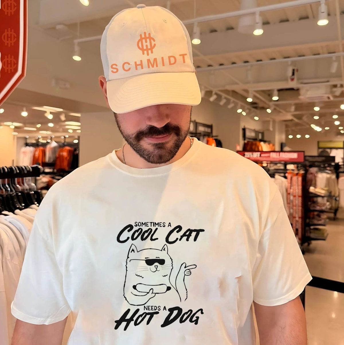 Sometimes a cool cat needs a hot dog shirt Unisex T-shirt, Sweatshirt, Hoodie, Long Sleeve Tee - T-Shirt, Sweatshirt, Hoodie
