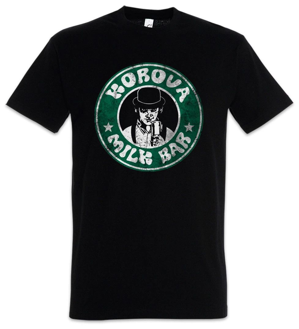 KOROVA MILK BAR T-SHIRT Alex Clockwork Kubrick Clockwork Milk Bar Bar Orange Unisex T-shirt, Sweatshirt, Hoodie, Long Sleeve Tee - T-Shirt, Sweatshirt, Hoodie