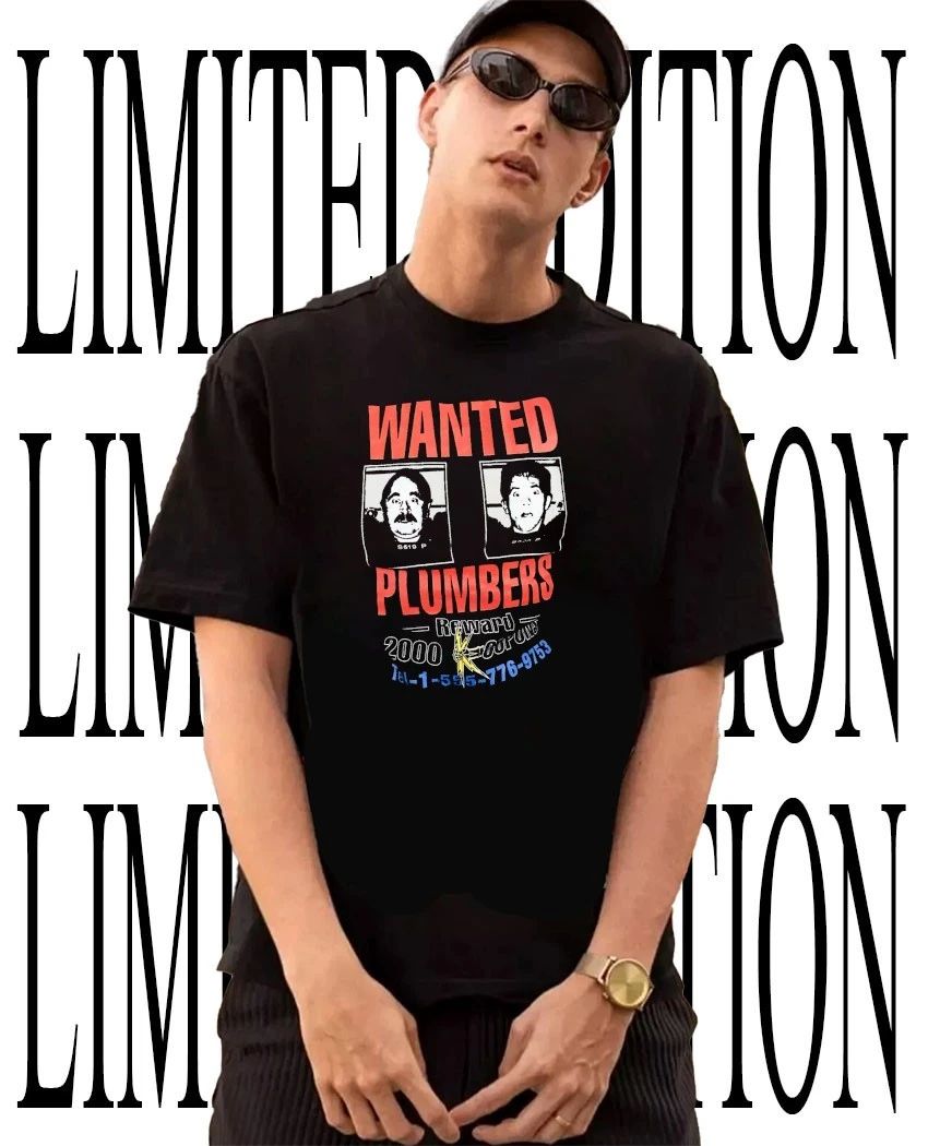 Wanted Plumbers Reward 2000 Koopons Unisex T-shirt, Sweatshirt, Hoodie, Long Sleeve Tee - T-Shirt, Sweatshirt, Hoodie