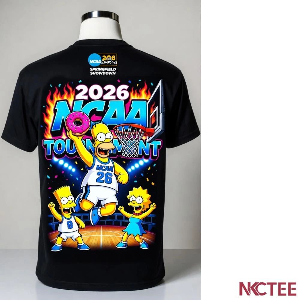 NKCtees 2026 NCAA Tournament basketball The Simpson shirt Unisex T-shirt, Sweatshirt, Hoodie, Long Sleeve Tee - T-Shirt, Sweatshirt, Hoodie