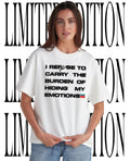 San Antonio Spurs I Refuse To Carry The Burden Of Hiding My Emotions shirt Unisex T-shirt, Sweatshirt, Hoodie, Long Sleeve Tee - T-Shirt, Sweatshirt, Hoodie