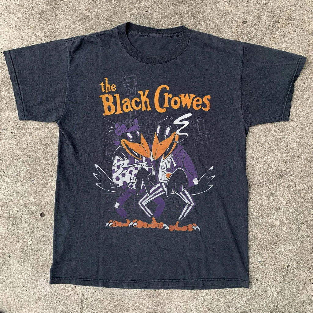 Vintage The Black Crowes Concert Black Unisex T-shirt Size S-5XL Unisex T-shirt, Sweatshirt, Hoodie, Long Sleeve Tee - T-Shirt, Sweatshirt, Hoodie