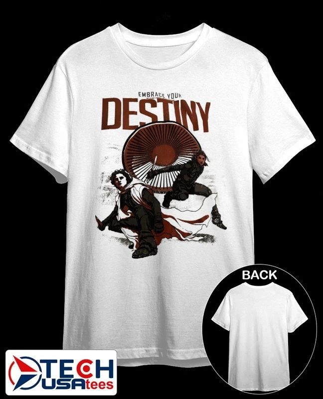 Dune Part Two embrace your destiny shirt Unisex T-shirt, Sweatshirt, Hoodie, Long Sleeve Tee - T-Shirt, Sweatshirt, Hoodie