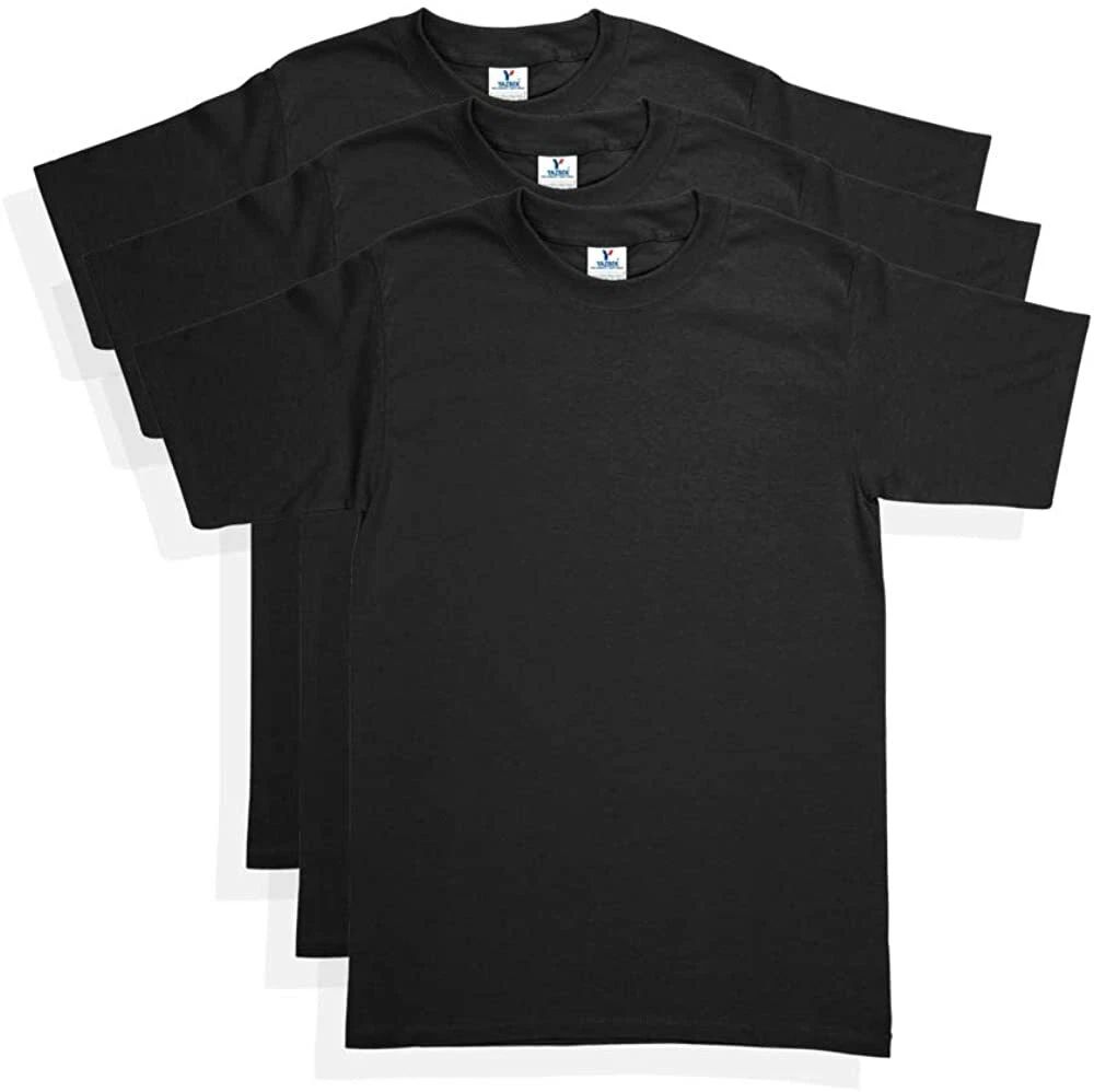 Yazbek Men's Heavy Weight (5.9-Ounce) Crew Neck Short Sleeve T-Shirt - (3-Pack) Unisex T-shirt, Sweatshirt, Hoodie, Long Sleeve Tee - T-Shirt, Sweatshirt, Hoodie