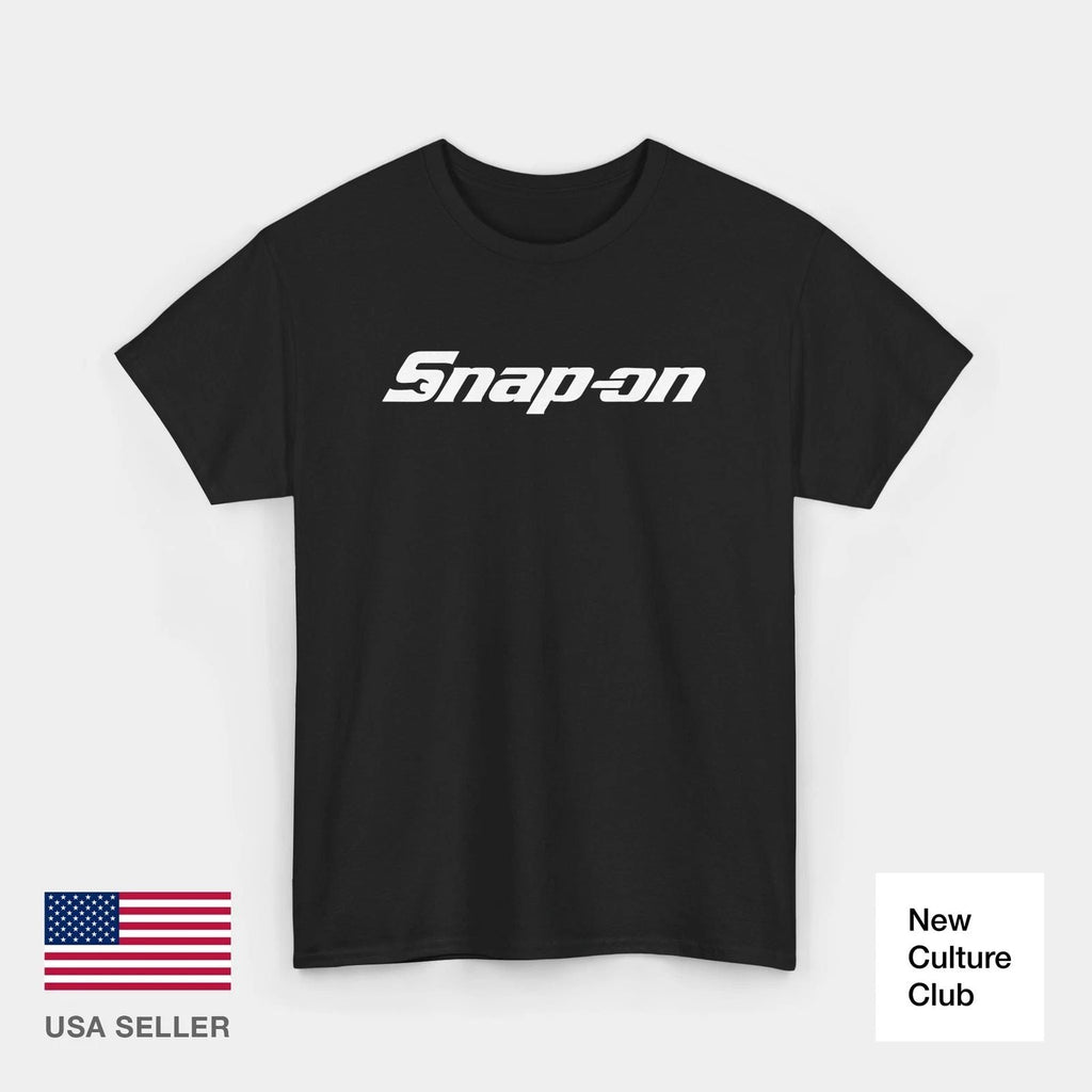 Snap On Tool Unisex Black White Workwear Merch Inspired Design Heavy Cotton Tee Unisex T-shirt, Sweatshirt, Hoodie, Long Sleeve Tee - T-Shirt, Sweatshirt, Hoodie