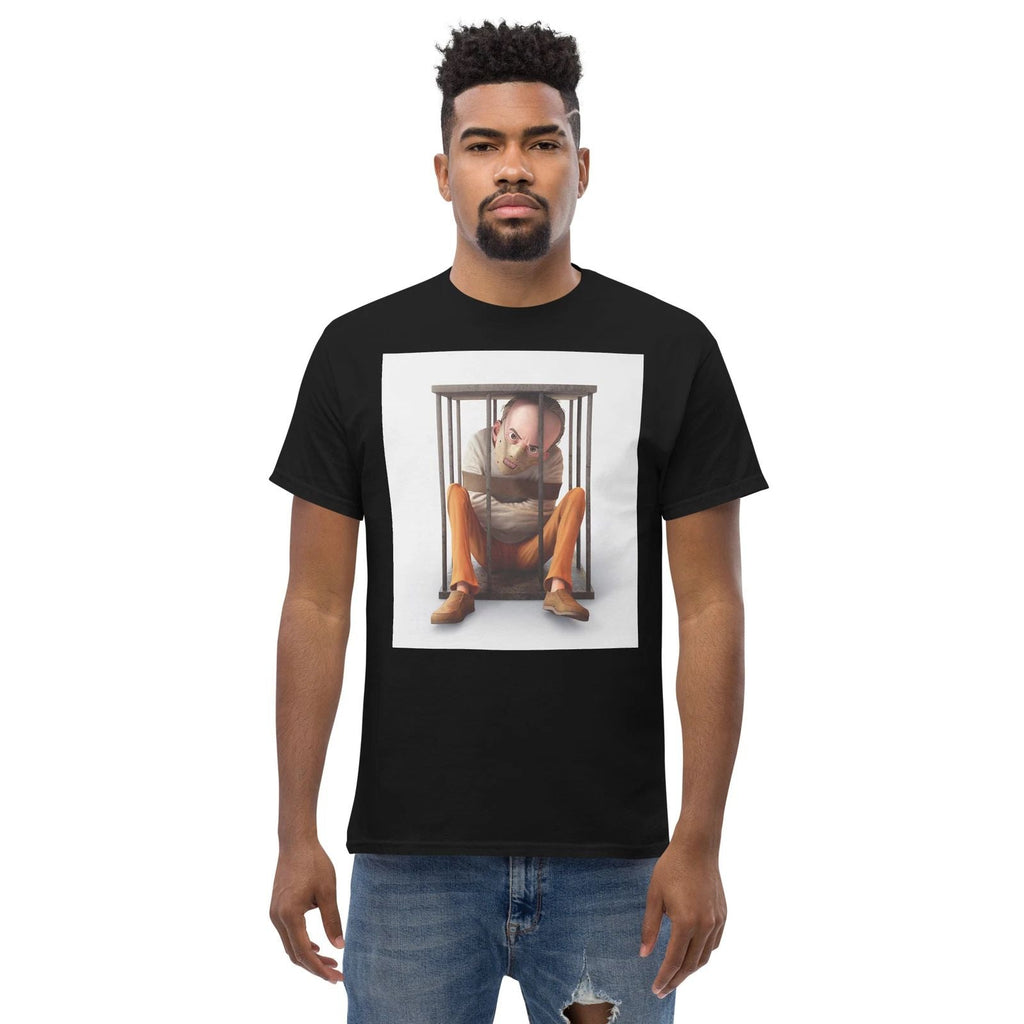 locked up and silenced  man trendy great quality graphic Men's classic tee Unisex T-shirt, Sweatshirt, Hoodie, Long Sleeve Tee - T-Shirt, Sweatshirt, Hoodie