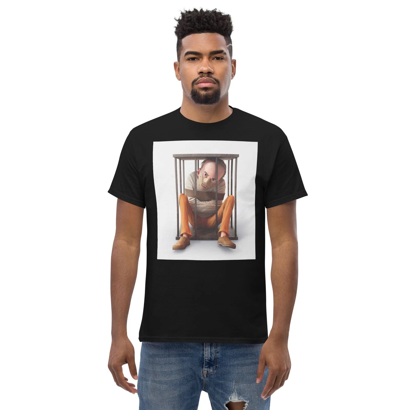 locked up and silenced  man trendy great quality graphic Men's classic tee Unisex T-shirt, Sweatshirt, Hoodie, Long Sleeve Tee - T-Shirt, Sweatshirt, Hoodie