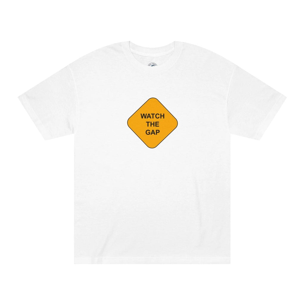 "Watch the Gap" T-Shirt - Inspired by Metro-North Commuter Railroad, 80s, 90s Unisex T-shirt, Sweatshirt, Hoodie, Long Sleeve Tee - T-Shirt, Sweatshirt, Hoodie