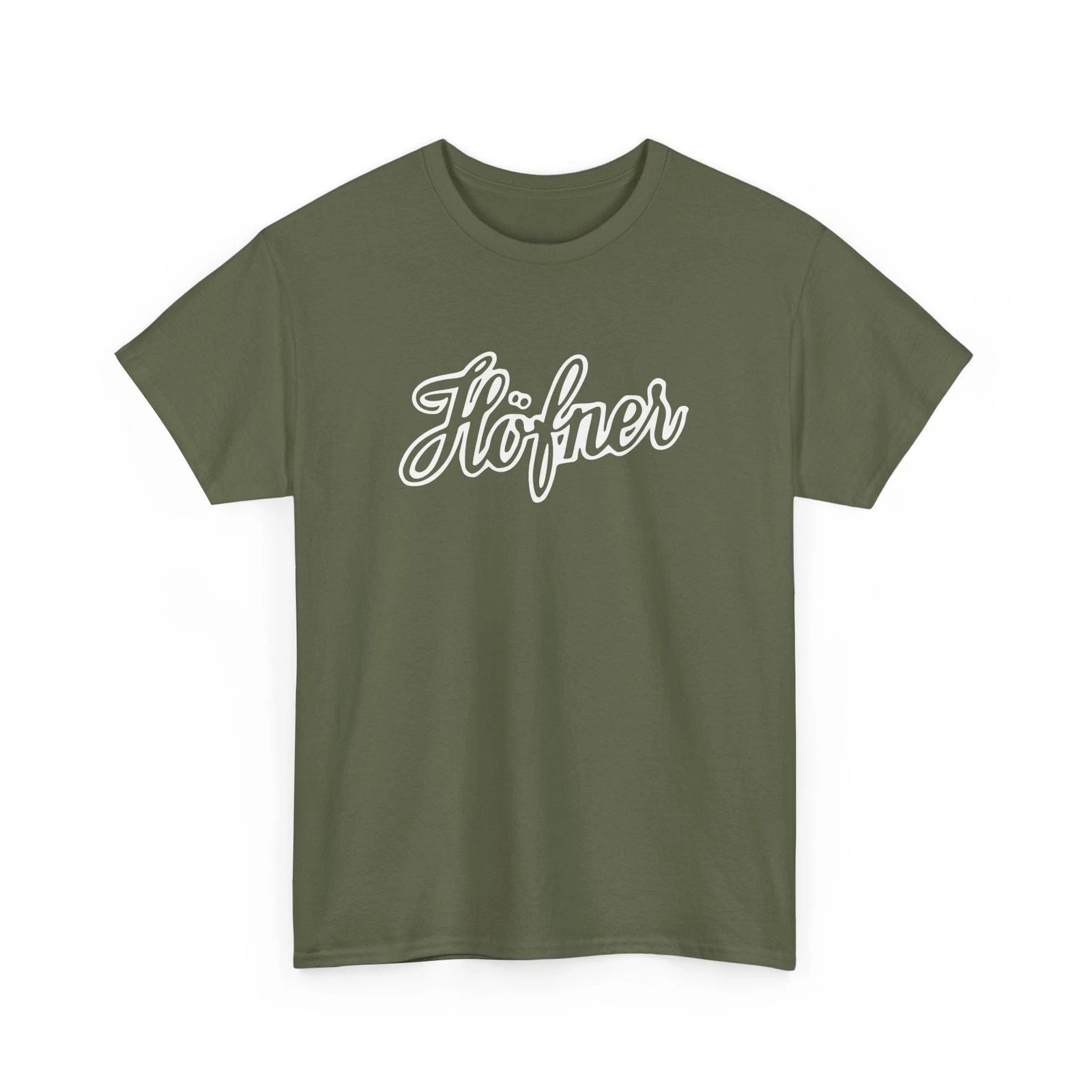 Hofner Guitar Retro Logo T-Shirt - Germany Bass Logo 10+ Colors, Musician Gift Unisex T-shirt, Sweatshirt, Hoodie, Long Sleeve Tee - T-Shirt, Sweatshirt, Hoodie