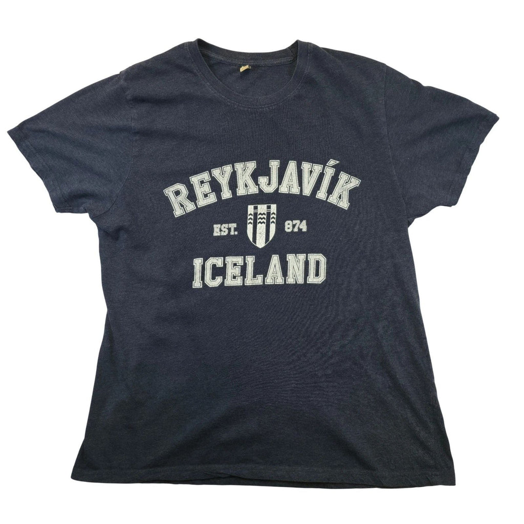 Salvage Reykjavik Iceland Trump Graphic T Shirt Mens XL 100% Recycled Cotton Unisex T-shirt, Sweatshirt, Hoodie, Long Sleeve Tee - T-Shirt, Sweatshirt, Hoodie