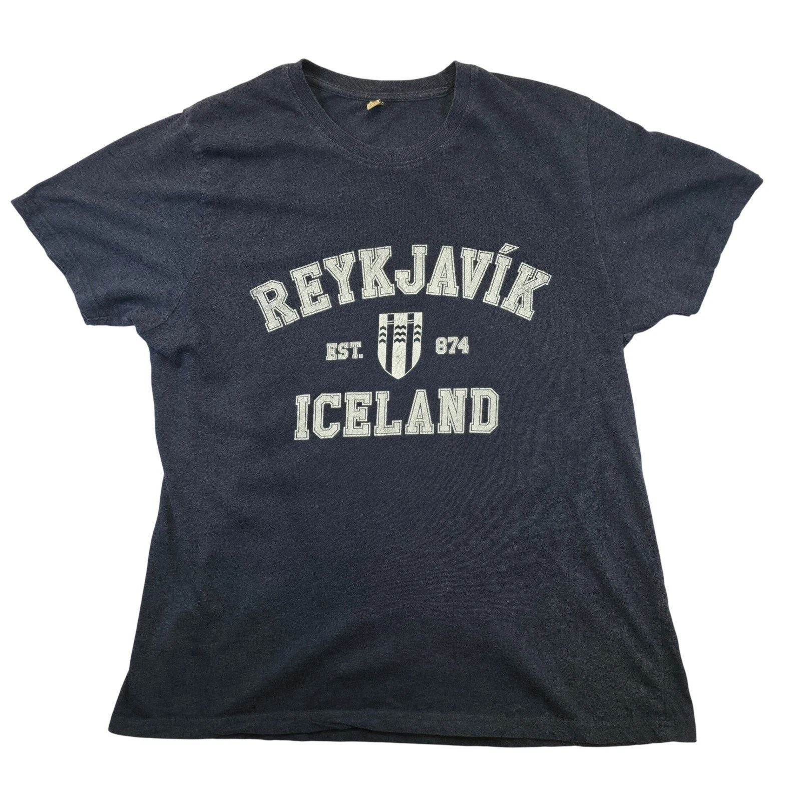 Salvage Reykjavik Iceland Trump Graphic T Shirt Mens XL 100% Recycled Cotton Unisex T-shirt, Sweatshirt, Hoodie, Long Sleeve Tee - T-Shirt, Sweatshirt, Hoodie