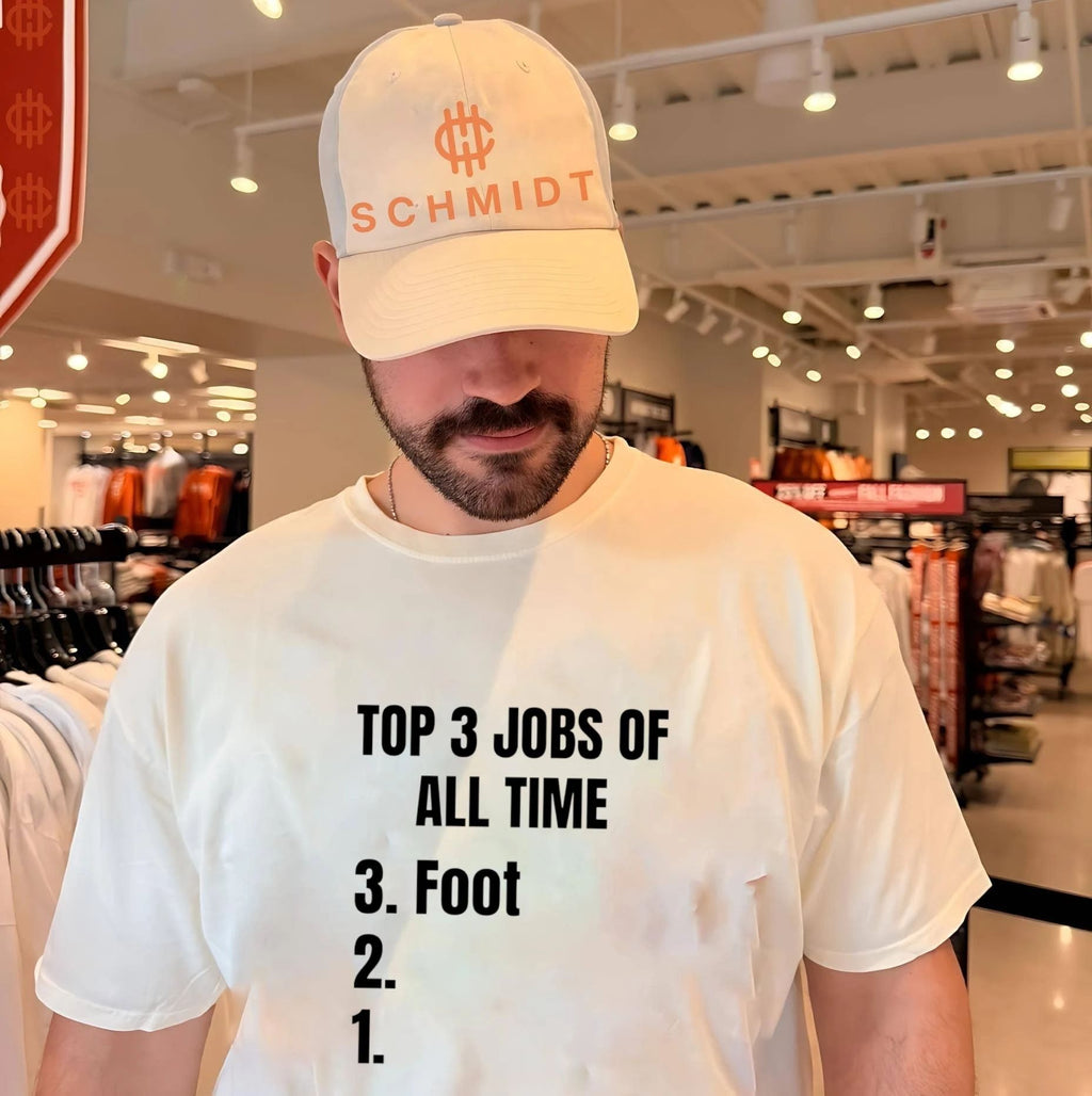 3 Jobs of all time Foot shirt Unisex T-shirt, Sweatshirt, Hoodie, Long Sleeve Tee - T-Shirt, Sweatshirt, Hoodie