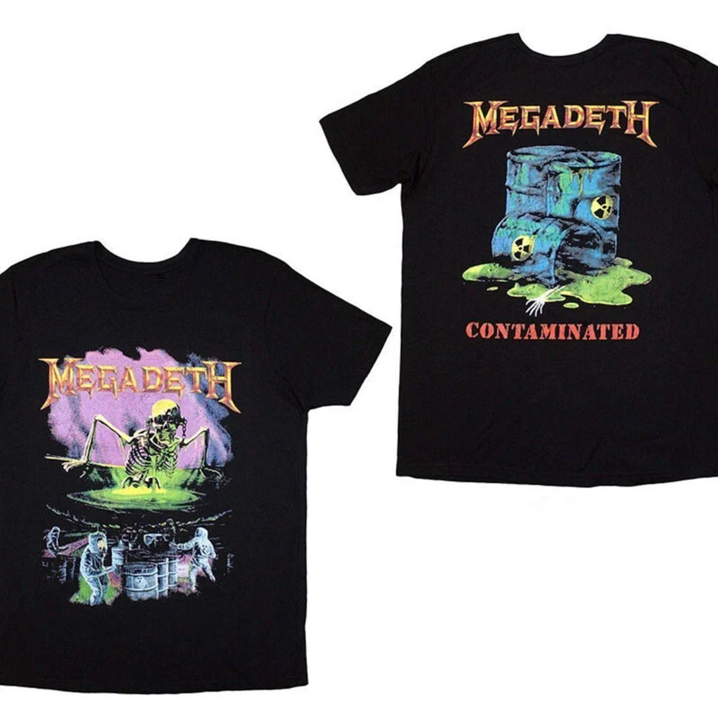 2 Sided Megadeth Contaminated Era T-Shirt Unisex T-shirt, Sweatshirt, Hoodie, Long Sleeve Tee - T-Shirt, Sweatshirt, Hoodie