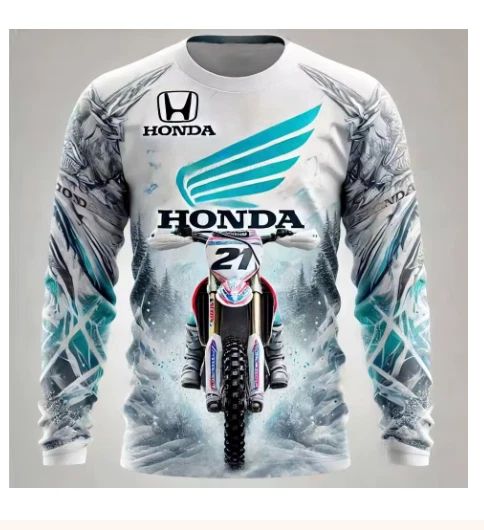 Motorcycle Racing Team Men's Long Sleeve Round Neck T-shirt Unisex T-shirt, Sweatshirt, Hoodie, Long Sleeve Tee - T-Shirt, Sweatshirt, Hoodie