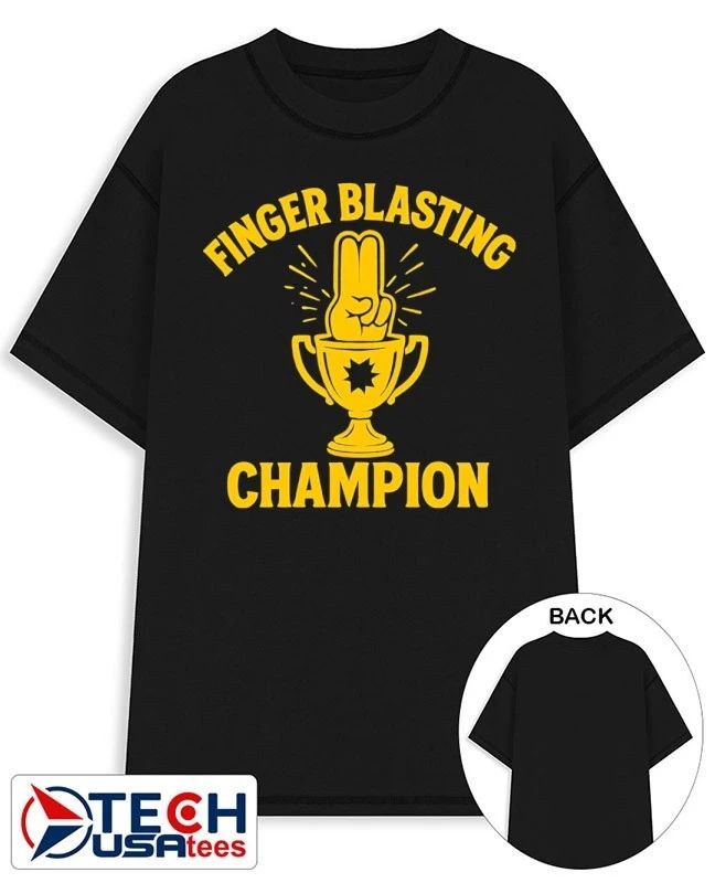 Finger Blasting Champion shirt Unisex T-shirt, Sweatshirt, Hoodie, Long Sleeve Tee - T-Shirt, Sweatshirt, Hoodie