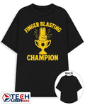 Finger Blasting Champion shirt Unisex T-shirt, Sweatshirt, Hoodie, Long Sleeve Tee - T-Shirt, Sweatshirt, Hoodie