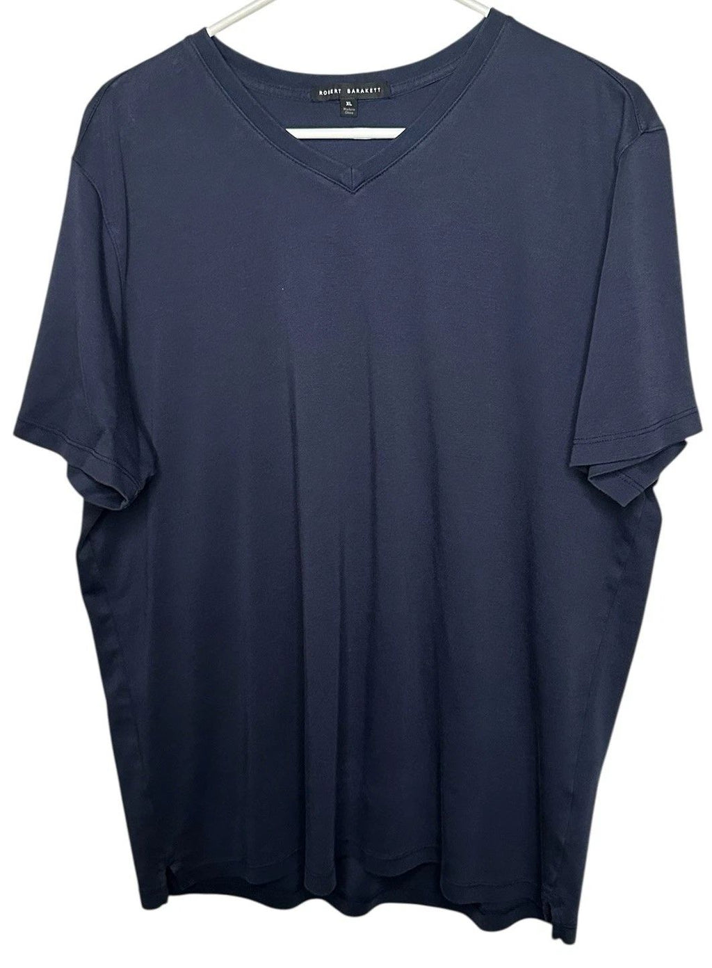 Robert Barakett V-Neck T Shirt Mens XL Blue Soft Pima Cotton Unisex T-shirt, Sweatshirt, Hoodie, Long Sleeve Tee - T-Shirt, Sweatshirt, Hoodie