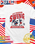 Let Freedom Swing Americas 250th lets go Co-Co-White Sox shirt Unisex T-shirt, Sweatshirt, Hoodie, Long Sleeve Tee - T-Shirt, Sweatshirt, Hoodie