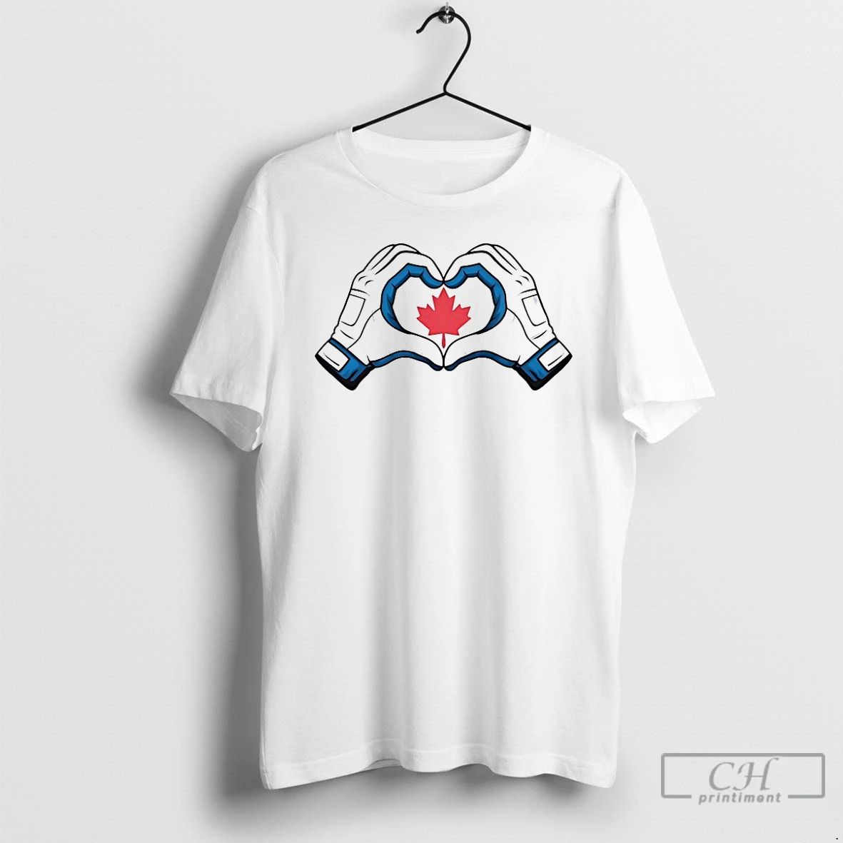 Classic Vladdy Wearing Canada Heart Hands T Shirts Unisex T-shirt, Sweatshirt, Hoodie, Long Sleeve Tee - T-Shirt, Sweatshirt, Hoodie