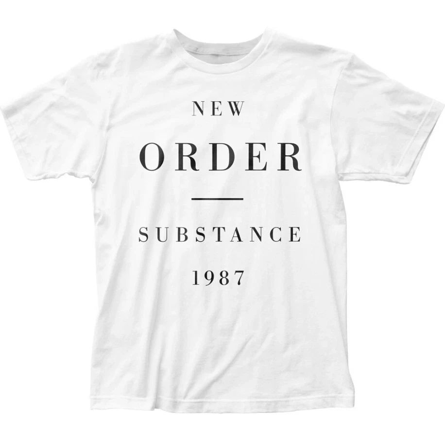 New Order Substance 1987 T Shirt Mens Rock And Roll Music Classic Band Tee White Unisex T-shirt, Sweatshirt, Hoodie, Long Sleeve Tee - T-Shirt, Sweatshirt, Hoodie