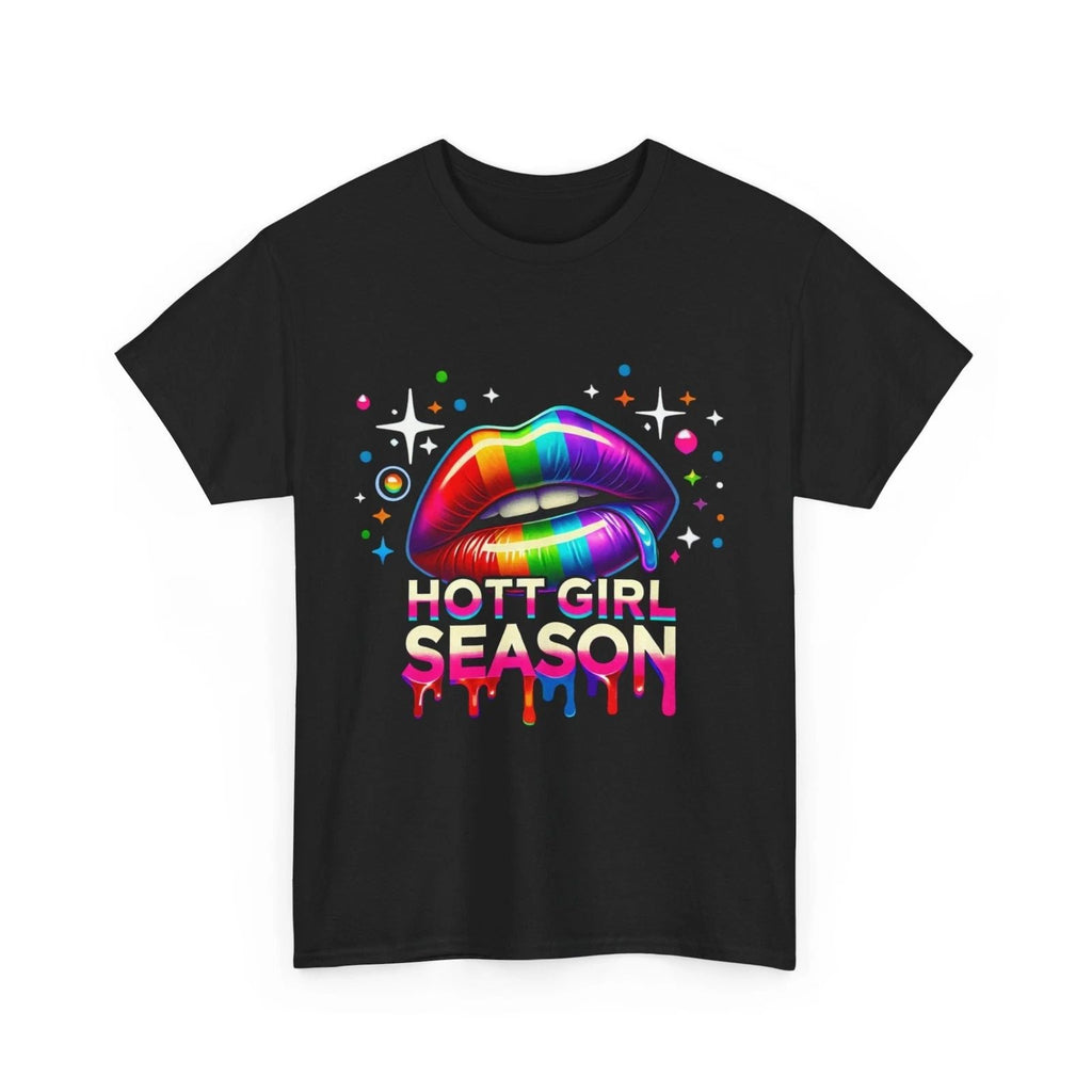 Hott Girl Season T-Shirt, Summer Vibes Tee, Trendy Graphic Top, Unisex Cotton Unisex T-shirt, Sweatshirt, Hoodie, Long Sleeve Tee - T-Shirt, Sweatshirt, Hoodie