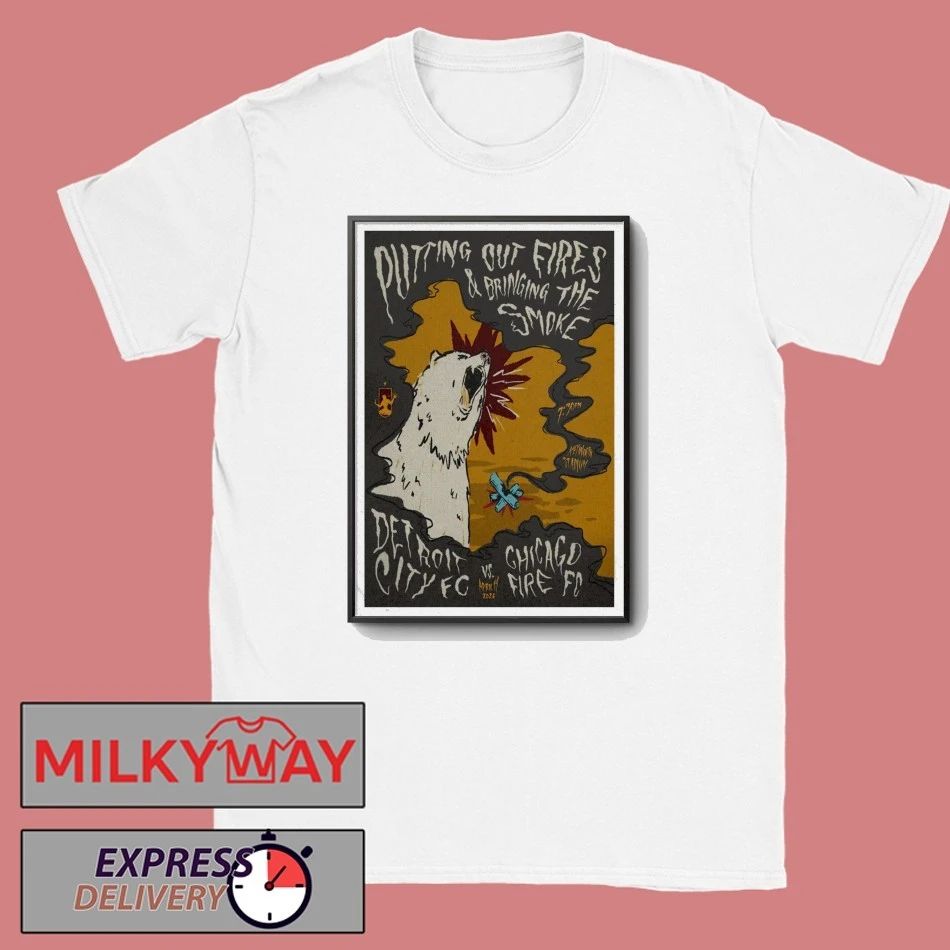Apr 14 2026 Detroit City vs. Chicago Fire FC Poster Keyworth Stadium shirt Unisex T-shirt, Sweatshirt, Hoodie, Long Sleeve Tee - T-Shirt, Sweatshirt, Hoodie