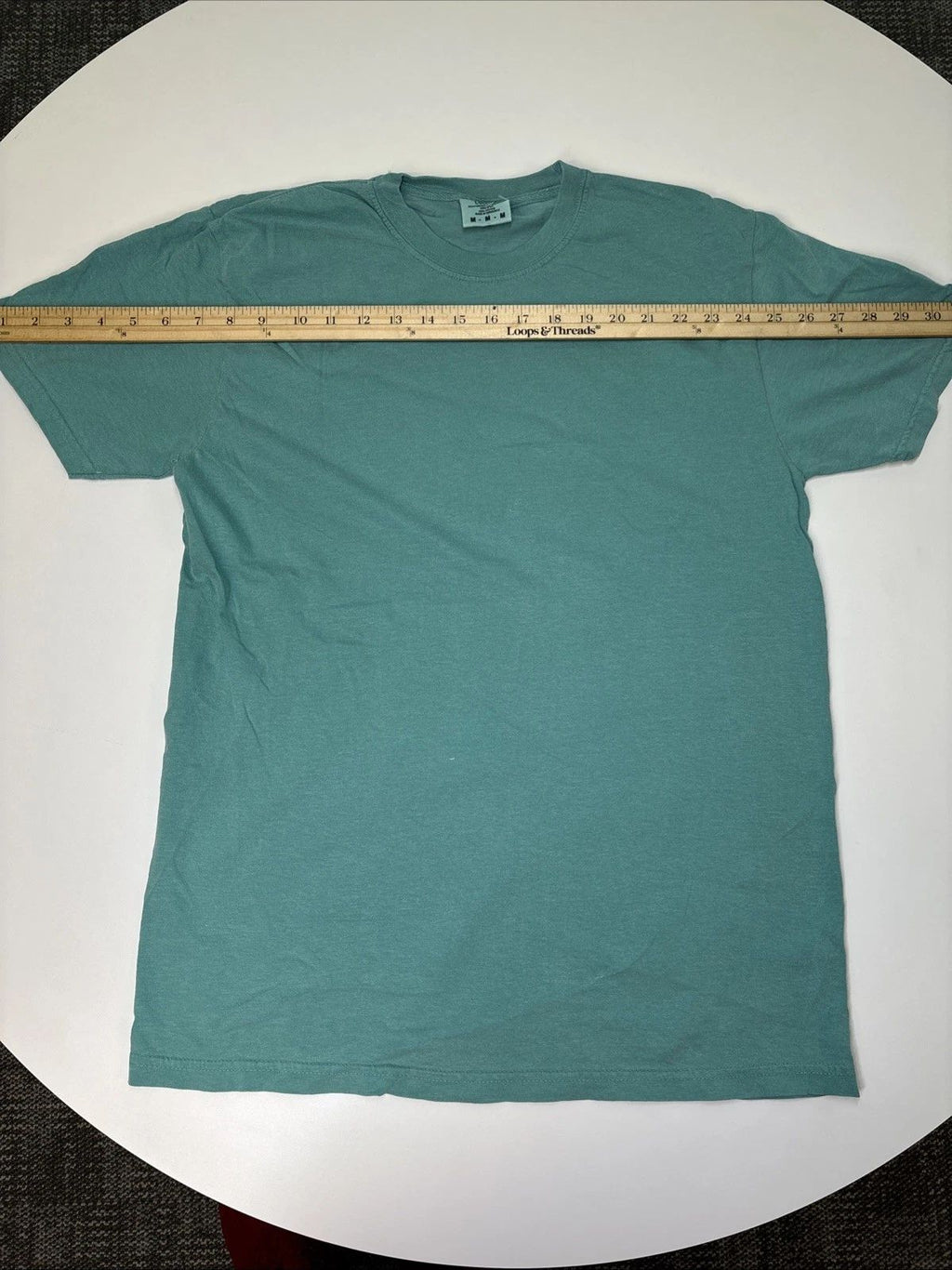 Comfort Colors Cotton T-Shirt Teal Crew Neck Casual Wear (Size Medium) Unisex T-shirt, Sweatshirt, Hoodie, Long Sleeve Tee - T-Shirt, Sweatshirt, Hoodie