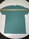 Comfort Colors Cotton T-Shirt Teal Crew Neck Casual Wear (Size Medium) Unisex T-shirt, Sweatshirt, Hoodie, Long Sleeve Tee - T-Shirt, Sweatshirt, Hoodie