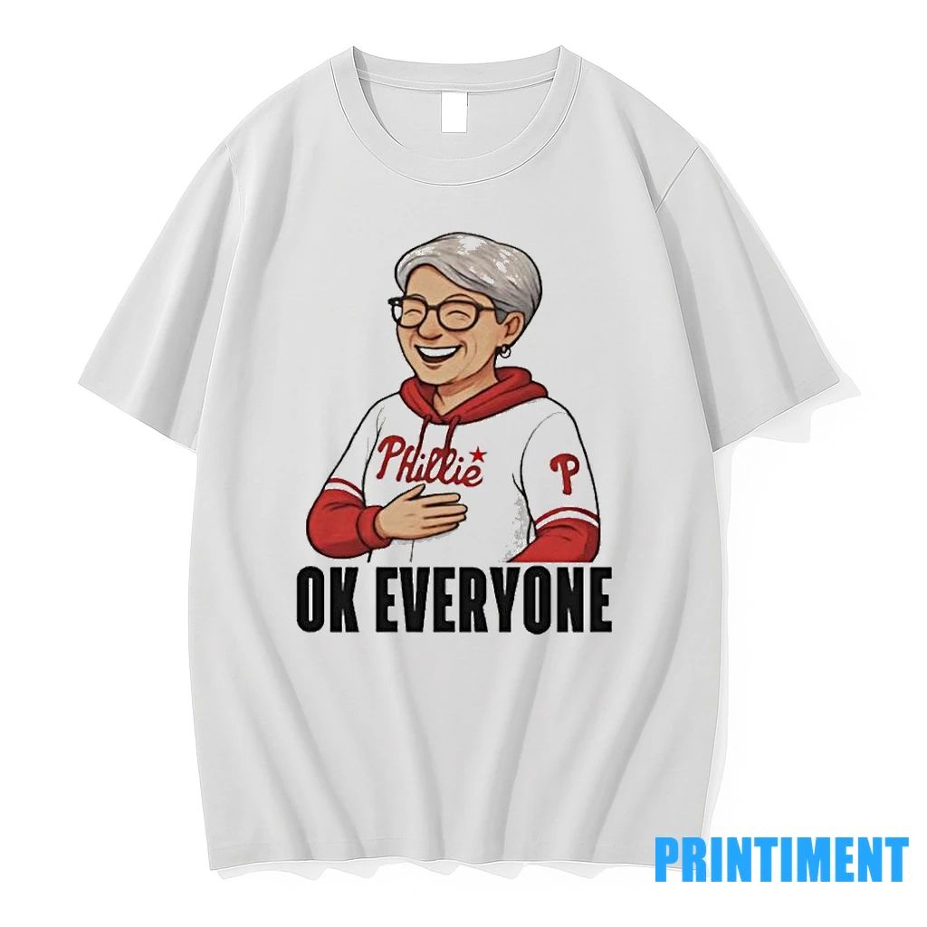 Phillies Karen Ok Everyone Tshirts Sweater Unisex T-shirt, Sweatshirt, Hoodie, Long Sleeve Tee - T-Shirt, Sweatshirt, Hoodie