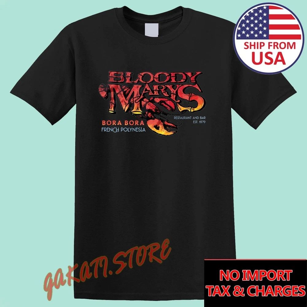 Bloody Mary's Restaurant Bora Bora Men's Black Size S-5XL Unisex T-shirt, Sweatshirt, Hoodie, Long Sleeve Tee - T-Shirt, Sweatshirt, Hoodie