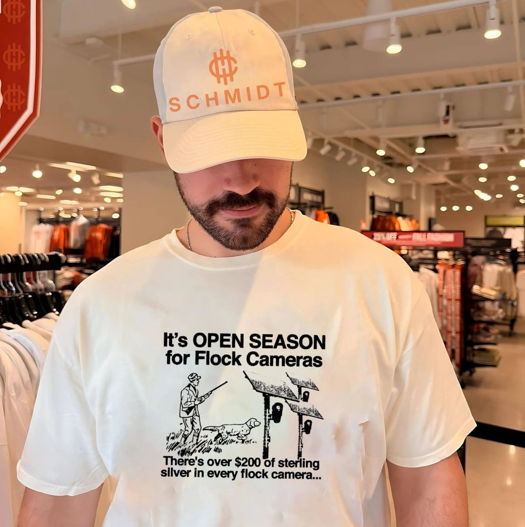 Its open season for flock cameras theres over of sterling silver in every flock camera shirt - T-Shirt, Sweatshirt, Hoodie