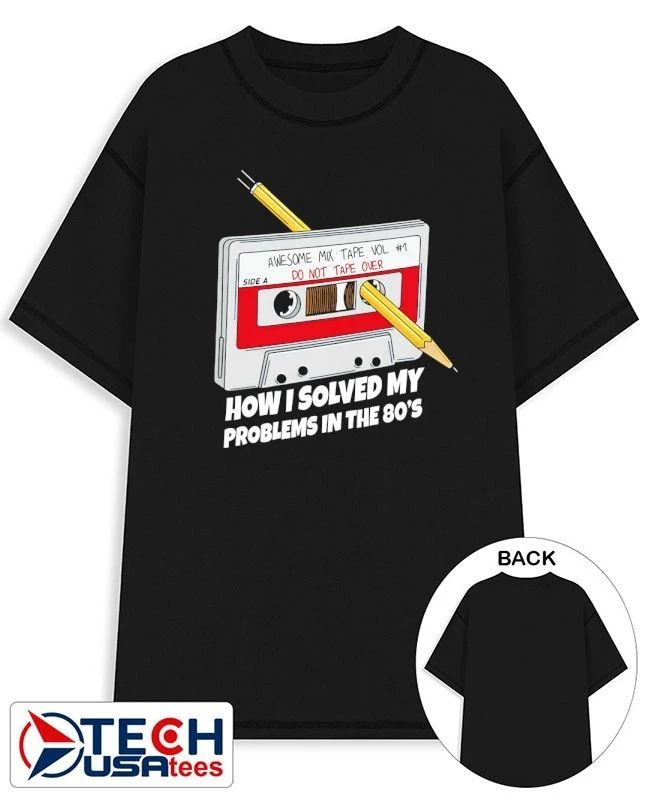 How I solved my problems in the 80s shirt Unisex T-shirt, Sweatshirt, Hoodie, Long Sleeve Tee - T-Shirt, Sweatshirt, Hoodie