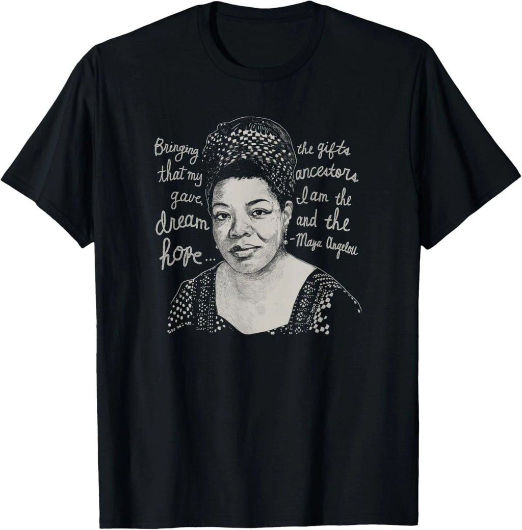 Black History Maya Angelou Quote T-Shirt Unisex T-shirt, Sweatshirt, Hoodie, Long Sleeve Tee - T-Shirt, Sweatshirt, Hoodie