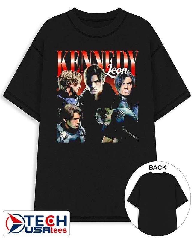 Leon Kennedy graphic shirt Unisex T-shirt, Sweatshirt, Hoodie, Long Sleeve Tee - T-Shirt, Sweatshirt, Hoodie