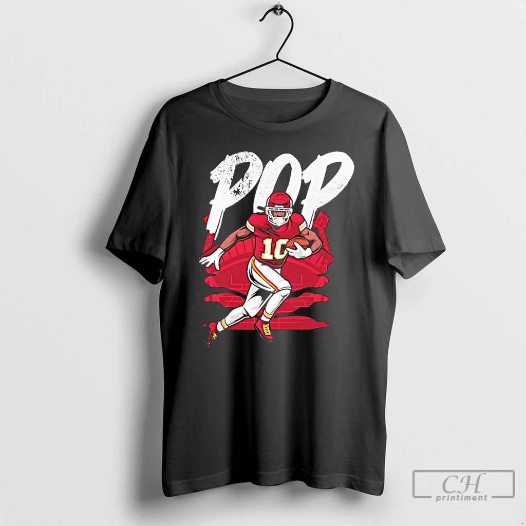 Classic Pop Isiah Pacheco Kansas City Chiefs T Shirts Unisex T-shirt, Sweatshirt, Hoodie, Long Sleeve Tee - T-Shirt, Sweatshirt, Hoodie