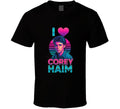 I Love Corey Haim 80s T Shirt Unisex T-shirt, Sweatshirt, Hoodie, Long Sleeve Tee - T-Shirt, Sweatshirt, Hoodie