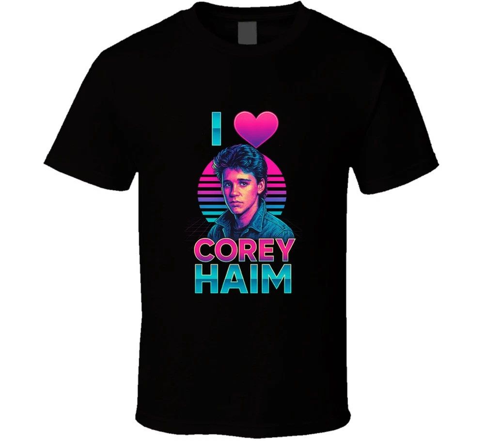 I Love Corey Haim 80s T Shirt Unisex T-shirt, Sweatshirt, Hoodie, Long Sleeve Tee - T-Shirt, Sweatshirt, Hoodie