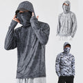 Mens Upf50+ Sun Skin Protection T-Shirt Hoodie Long Sleeve Outdoor Fishing Top * Unisex T-shirt, Sweatshirt, Hoodie, Long Sleeve Tee - T-Shirt, Sweatshirt, Hoodie
