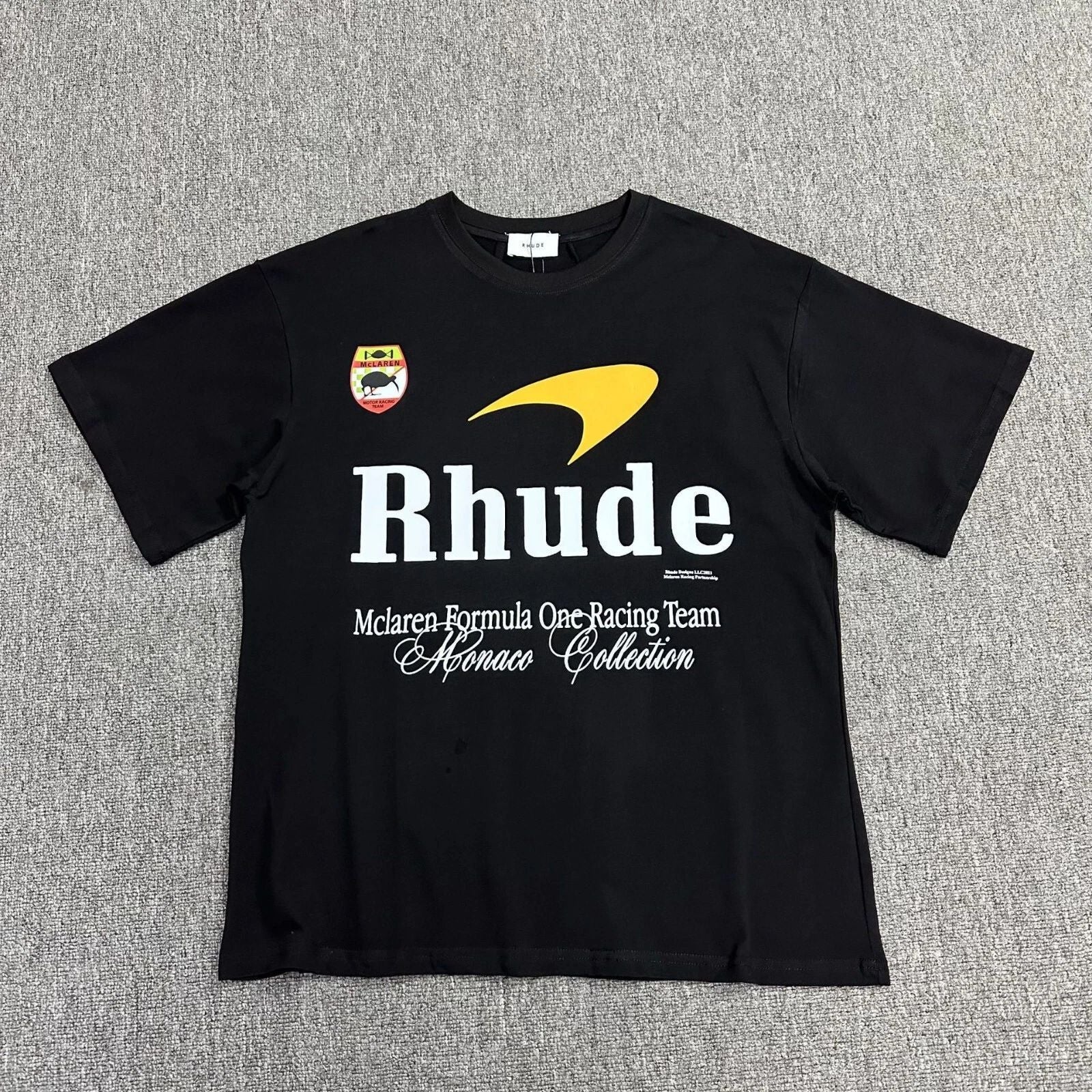 NEW RHUDE Men Women F1 RacingTeam Leisure Cotton Short Sleeve Polo T-Shirt S-2XL Unisex T-shirt, Sweatshirt, Hoodie, Long Sleeve Tee - T-Shirt, Sweatshirt, Hoodie