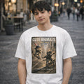 Shinora Urban Animal Graphic T-Shirt Men Streetwear Skate Art Cotton Casual Unisex T-shirt, Sweatshirt, Hoodie, Long Sleeve Tee - T-Shirt, Sweatshirt, Hoodie
