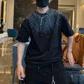 New Fashion Men Trendy Drill Rhinestone Diamond Summer Streetwear Luxury T-Shirt Unisex T-shirt, Sweatshirt, Hoodie, Long Sleeve Tee - T-Shirt, Sweatshirt, Hoodie